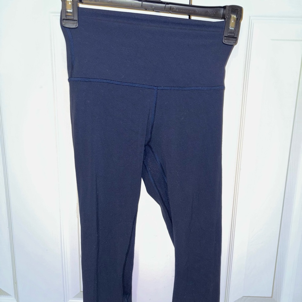 Navy Blue High-Waisted Leggings